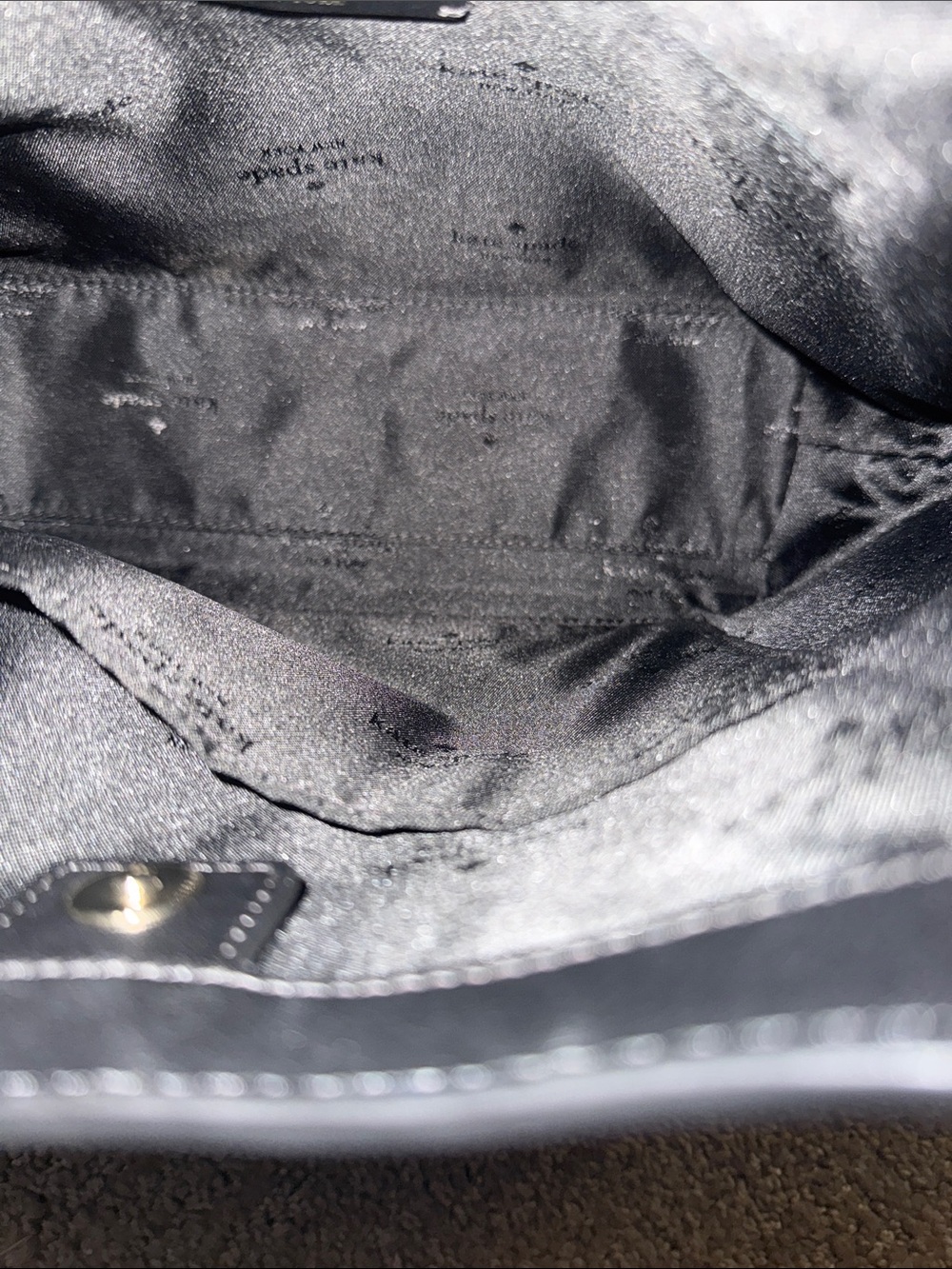 kate spade Black Pebbled Leather Shoulder Hobo - Picture 2 of 3